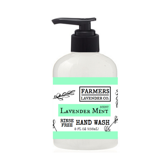 Lavender Mint Rinse Free Hand Wash 8 FL OZ