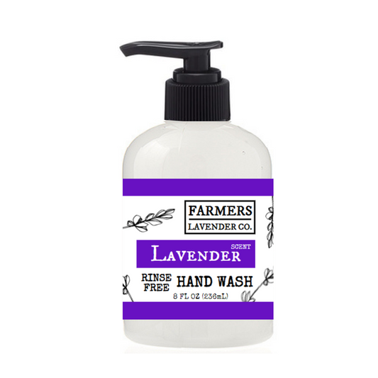 Lavender Rinse Free Hand Wash 8 FL OZ