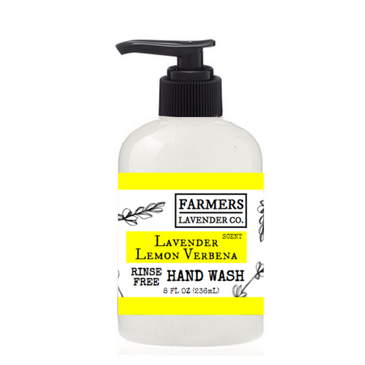 Lavender Lemon Verbena Rinse Free Hand Wash 8 FL OZ