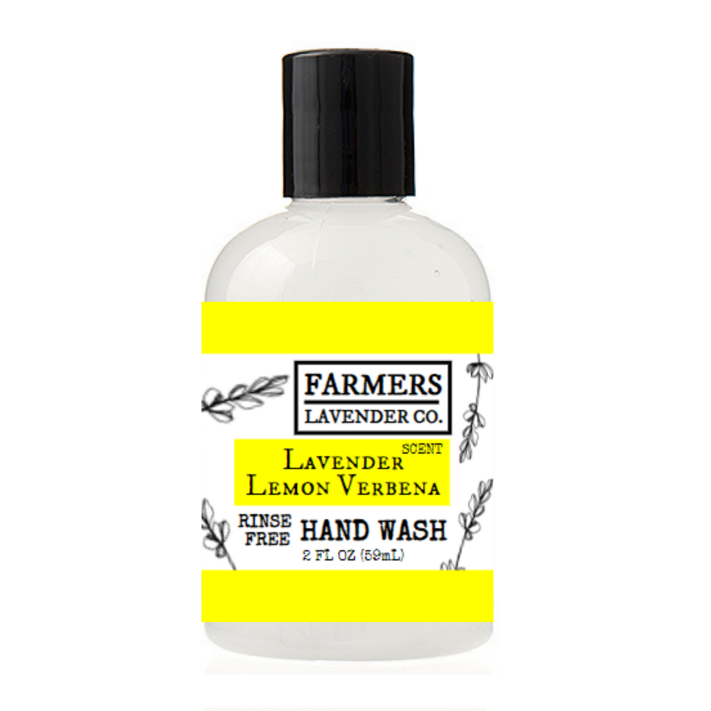 Lavender Lemon Verbena Rinse Free Hand Wash 2 FL OZ