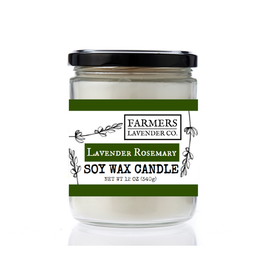 Lavender Rosemary Soy Wax Candles